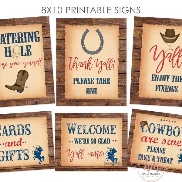 Cowboy Signs - Etsy