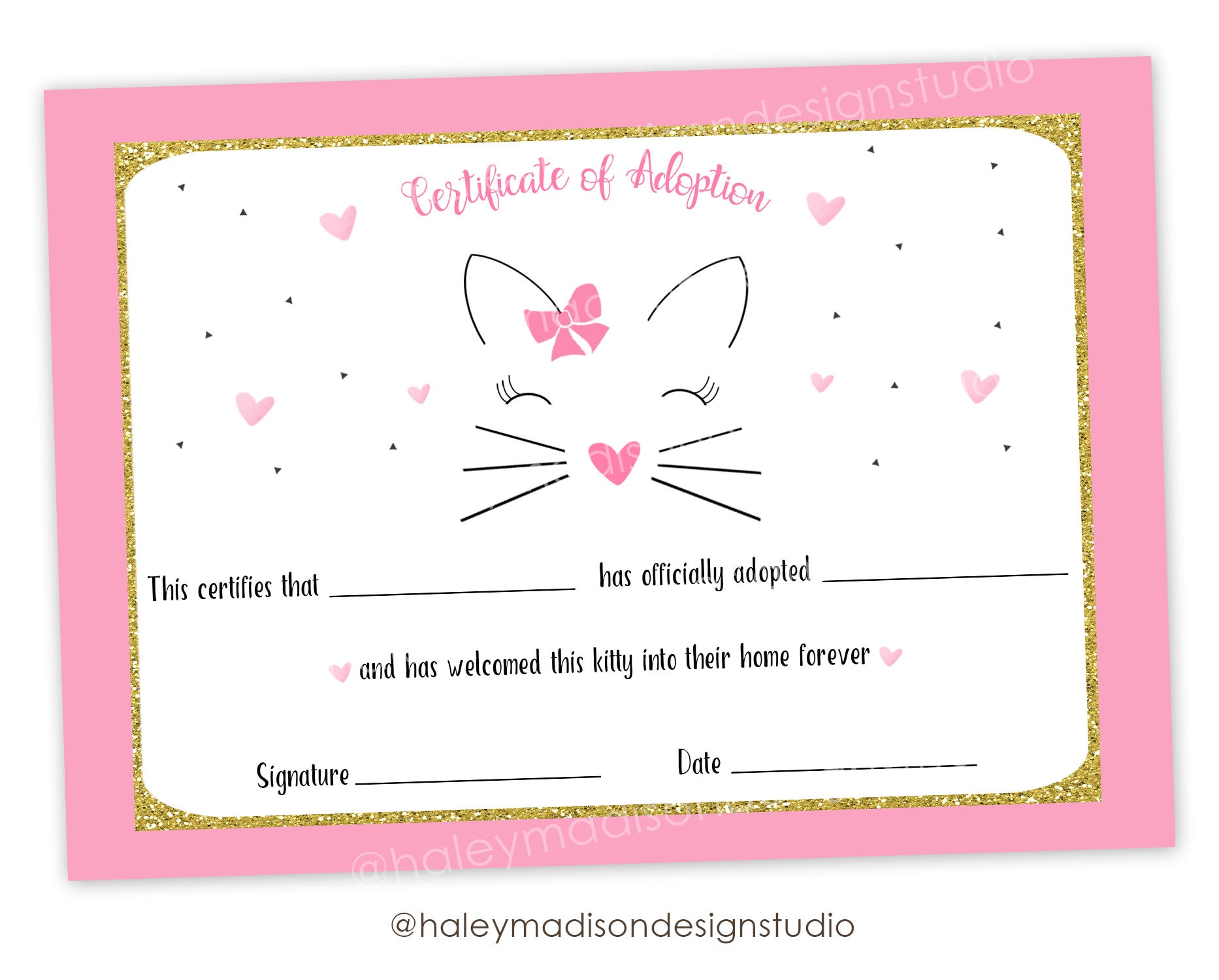 cat-adoption-certificate-kitty-cat-adoption-cetificate-of-etsy
