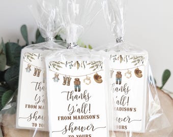 Little cowboy soaps, Cowgirl Soap Favors, Western baby shower favors, cowboy soaps, cowgirl party soap gifts
