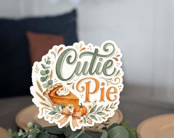 Cutie Pie Fall Baby Shower Centerpieces Set of 6