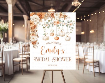 Fall Bridal Shower Welcome sign (Digital or Printed)
