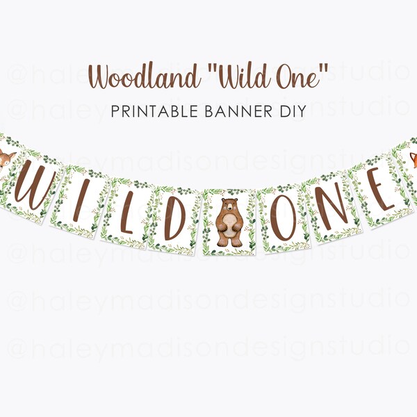 Wild One Banner - Etsy Australia