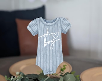 Set of 6 Oh Boy Bodysuit Centerpieces size 7" tall