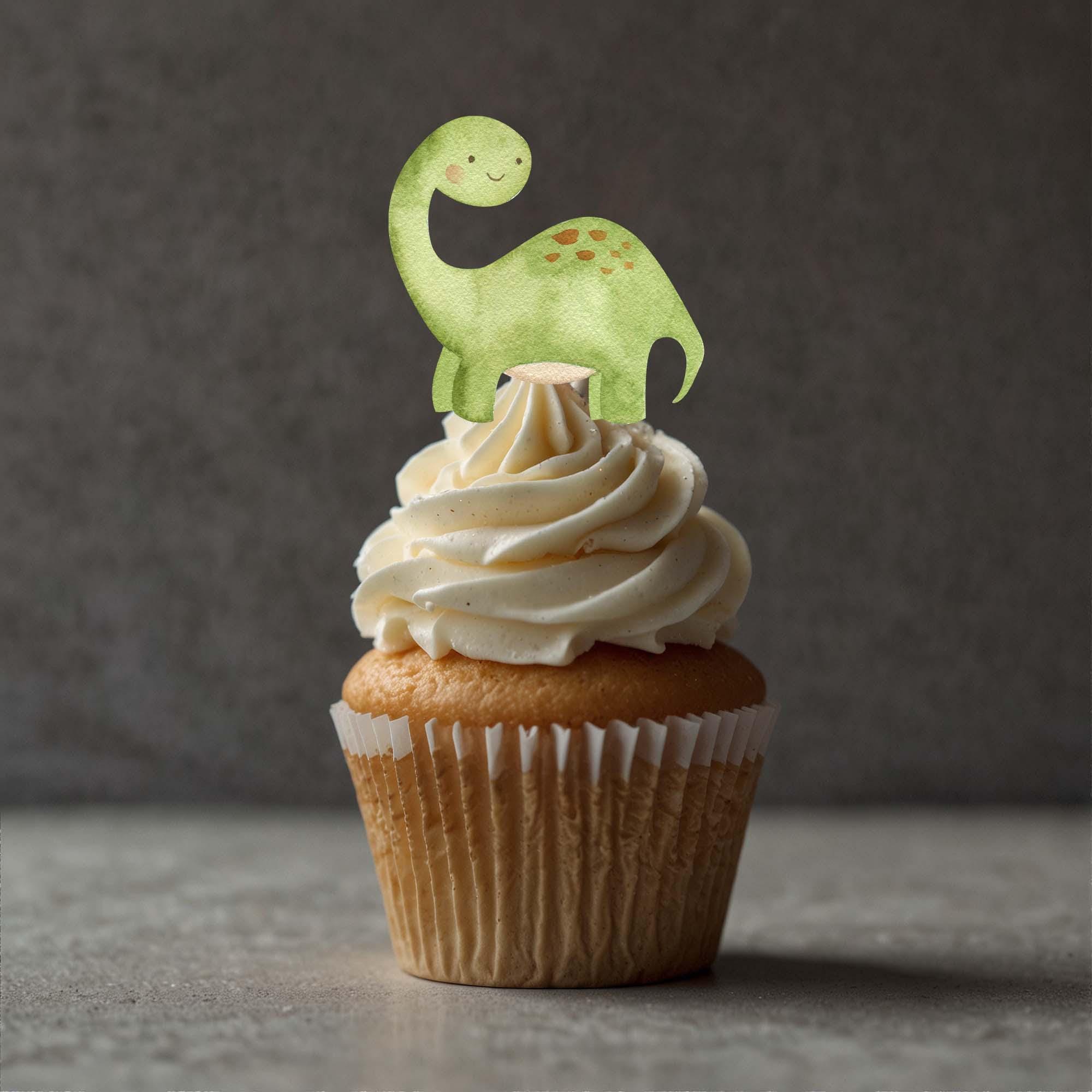 Cupcake Decoratie Dinosaurus Taarttopper Dino Vulkaan Cupcake Decoratie Dinosaurus Taarttopper Dino Vulkaan
