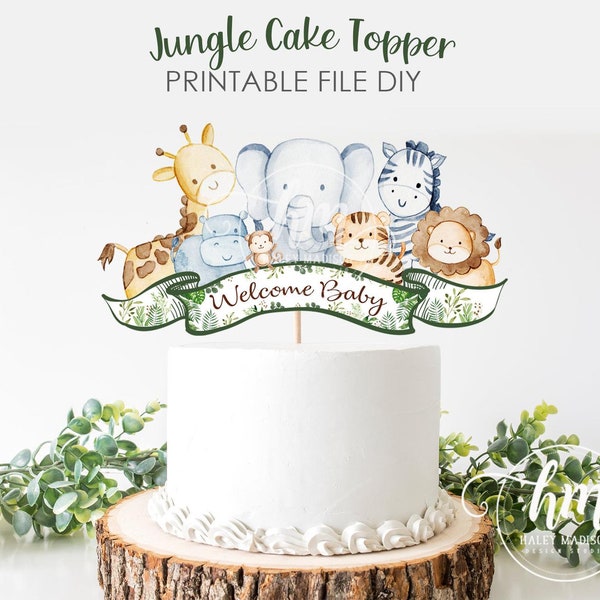 Jungle Cake Topper - Etsy