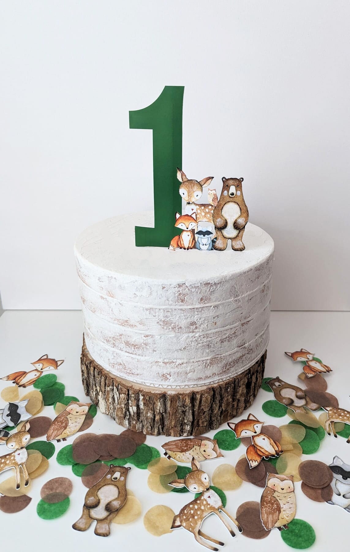  Woodland Cake Topper Fondant with Mushroom and Tree, Cute  Animals Edible Cake Decorations for Baby and Kids Birthday Party (Woodland  Full Set (4 Animals and accessories)) : Handmade Products