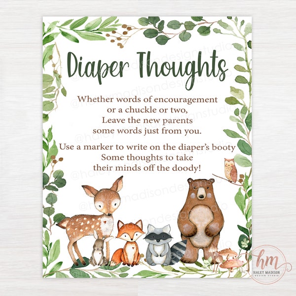 Diaper Messages - Etsy