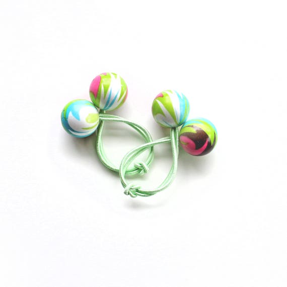 spring hair bobbles