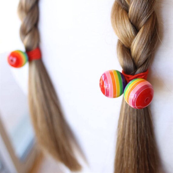 spring hair bobbles
