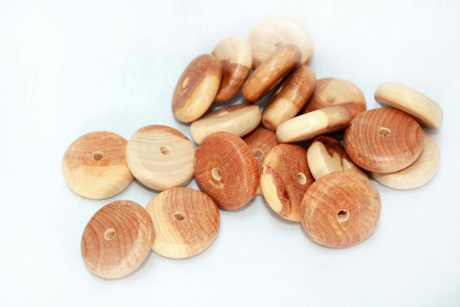 25 mm Beads of juniper Wood Bead Disk Teeth teether Etsy