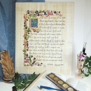 Sonnet 116 - Shakespeare Quote - Giclee Fine Art Print - Wedding Gift