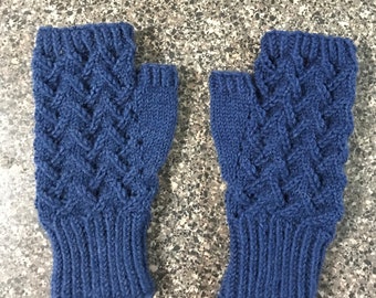 Hand Knitted Fingerless Gloves
