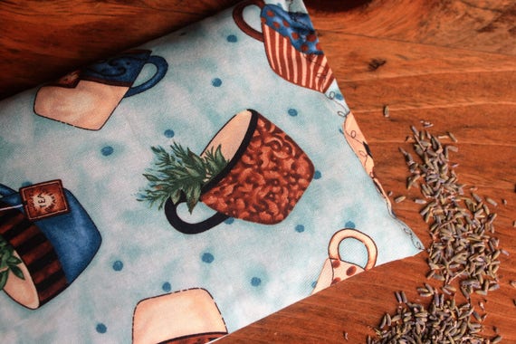 Rice Bag Hot/Cold, Coffee lover, heating pack, cotton fabric rice bag