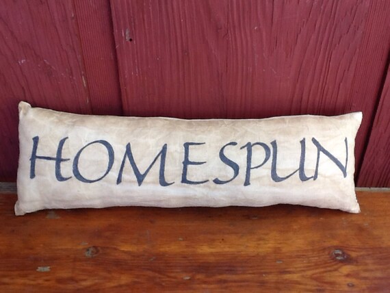 Pillow 12x7 Pillow Chic Handmade Gifts Homespun Boudoir Throw Pillow with