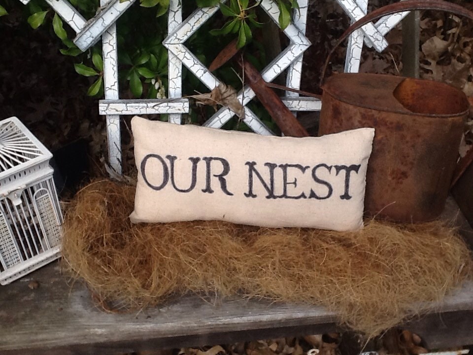 Our Nest Handmade Pillow Wonderful Wedding Gift Home Decor Etsy