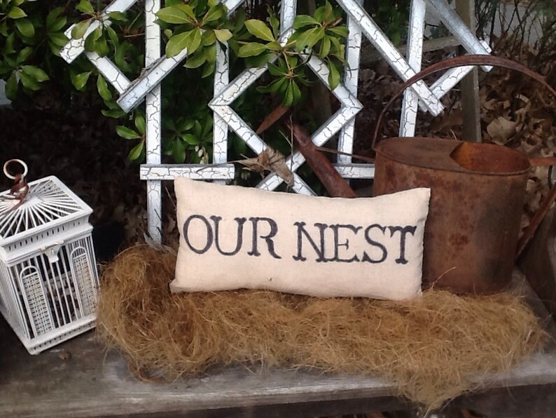 Our Nest Handmade Pillow Wonderful Wedding Gift Home Decor Etsy