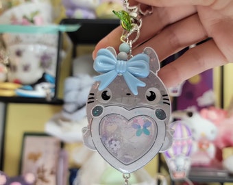 Totoro Resin Shaker Keychain Charm
