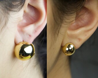 ◇MIDNIGHT MOMENT.◇ big ball earring Designer fashion, Seoul-fully created | W Concept