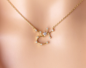 Constellation Necklace, Zodiac celestial, cz dainty personalized,bridesmaids gift, Constellation Jewelry,zodiac jewelry, zodiac necklace