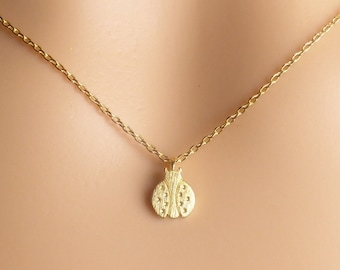 Ladybug Necklace Etsy