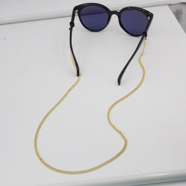 Gold Glasses Chain Link chain Sunglasses Chain Bohemian Etsy