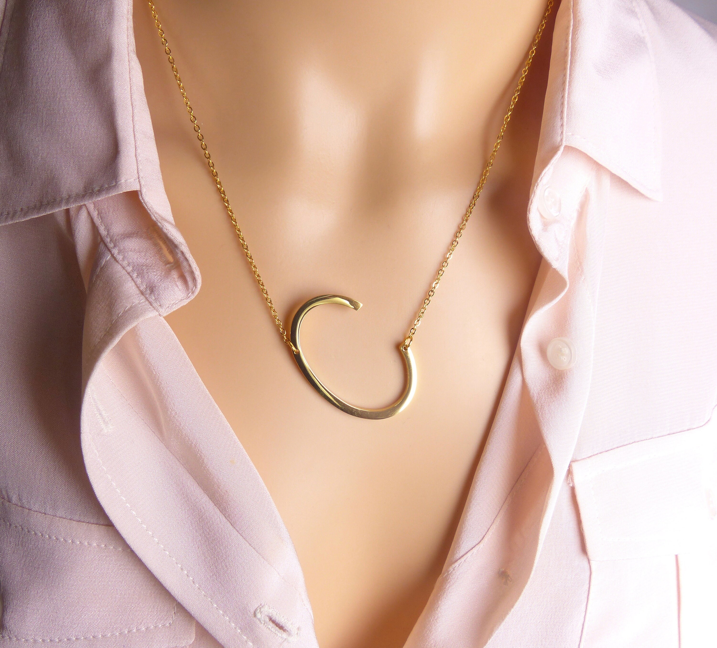 Alphajewel Necklace - Letter C