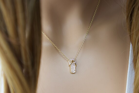 Flip flop charm necklace clearance