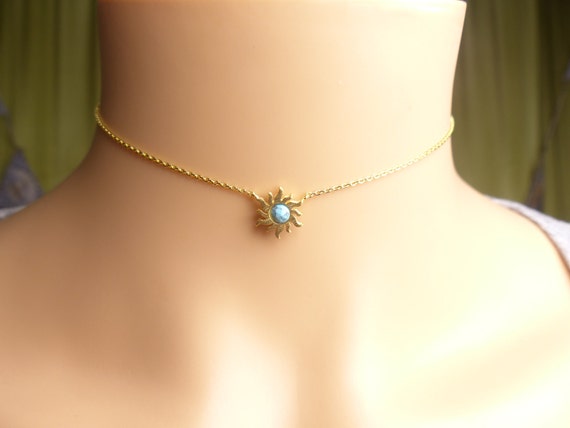 Sun choker best sale necklace