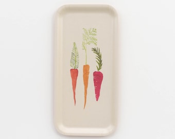 Birch Wood Trays – CARROT (small)