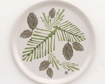 Birch Wood Trays – PINE & CONE (XL)