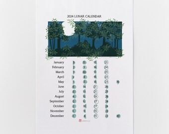 ON SALE 2024 Lunar Calendar Limited Edition - Etsy