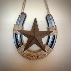 Horseshoe Wall Decor with Star