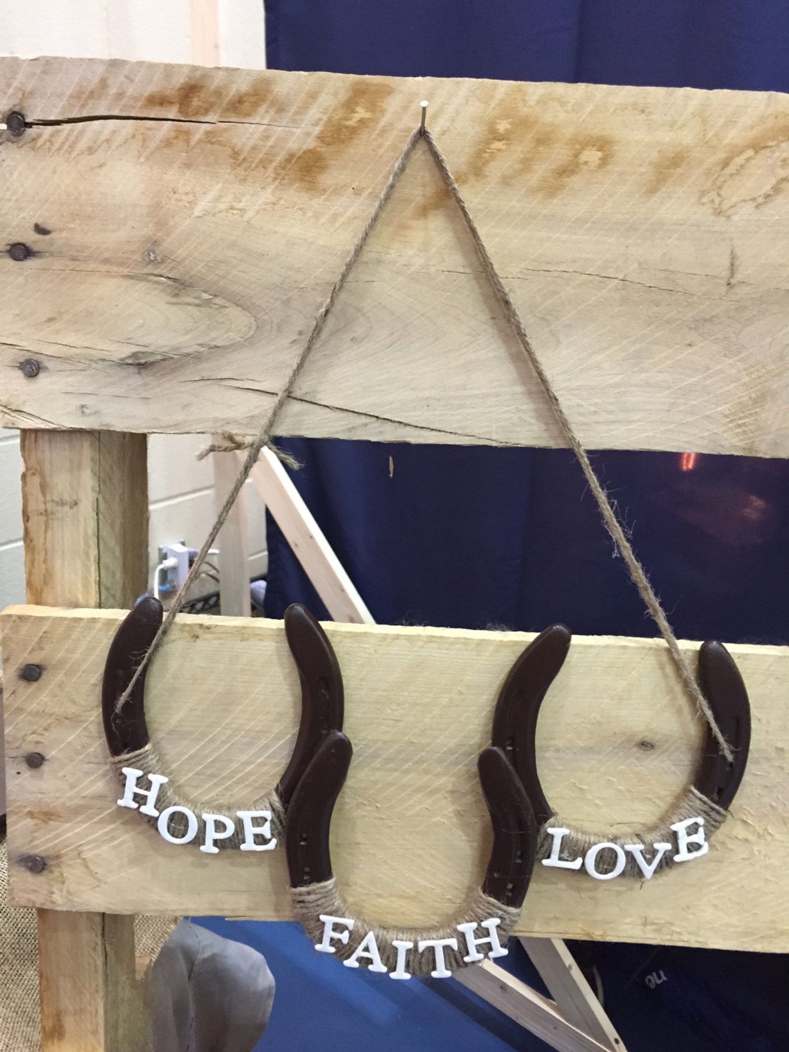 Handmade 3 Horseshoe Wall or Door Decor Etsy