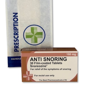 Anti Snoring Novelty Joke Pill Tablet Box - Fun Rude Xmas/Birthday Gift - Funny Prank Present