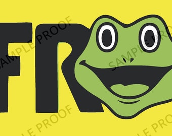 FROGGY 101 PDF & SVG High Quality Image - Instant Download - The Office