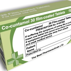 Gadgetking Joke Pill Medication Tablet Box - Funny Prank Gift For Birthdays & Holidays (Anti-C**t) | Buy Now With Express International Delivery