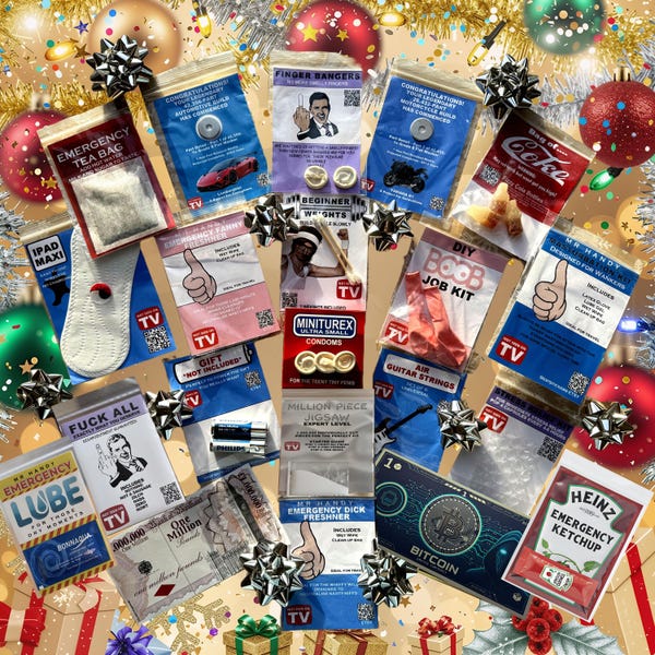 Funny Secret Santa Gifts - Novelty Joke Presents