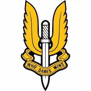 SAS Special Air Service Logo Hochwertige PDF- und SVG-Dateien - Instant Download