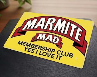 Carte de membre Marmite Mad - Souvenir amusant - Carte en plastique brillant
