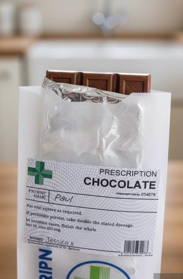 RX Chocolate Prescription Label. Printable Novelty Gift. Chocaholic Gift For Children And Adults - View #13