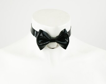 Latex O-Ring Bow Tie