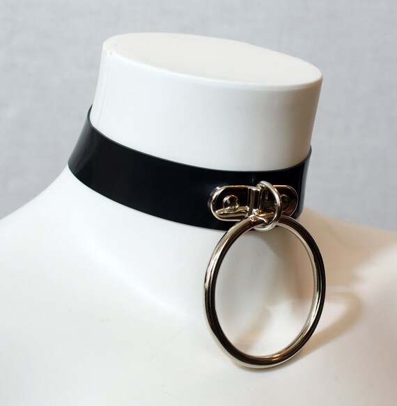 Latex Collar With Large O Ring Etsy