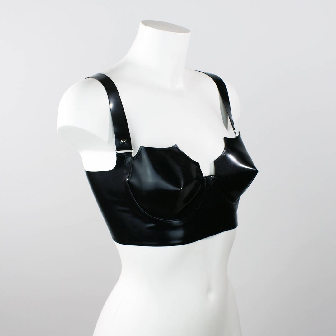 Fledermaus Bat Shaped Latex Cone Bra - Etsy