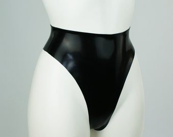 Extreme 80s High Leg Latex Briefs