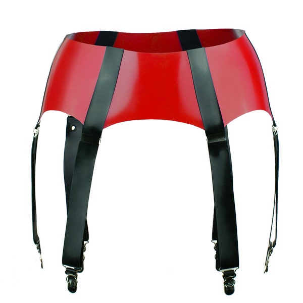 Latex Suspender Belt