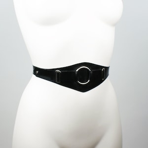 Heavy Rubber Shaped O Ring Waist Belt v2.