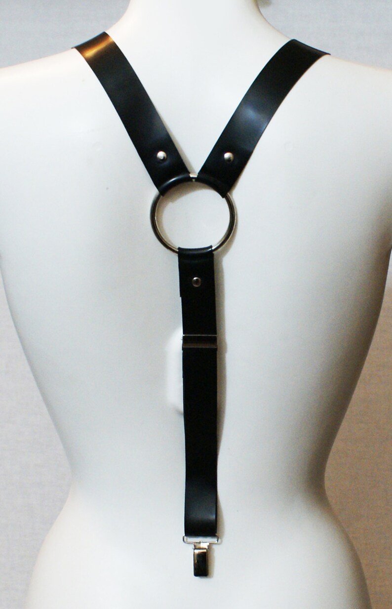 Unisex Latex Braces Suspenders Etsy