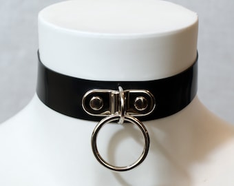 Latex D-Ring collar with small O-Ring