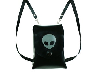Latex Alien Mini Backpack