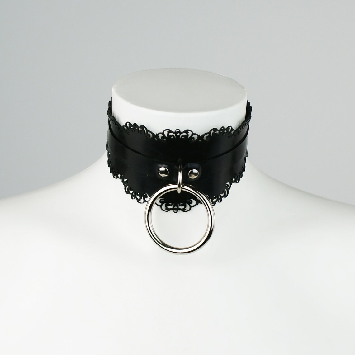 Latex Lace Heavy Rubber Shaped O Ring Collar - Etsy UK